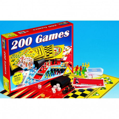 PIATNIK Board game set 200 Games (In Lithuanian lang.)