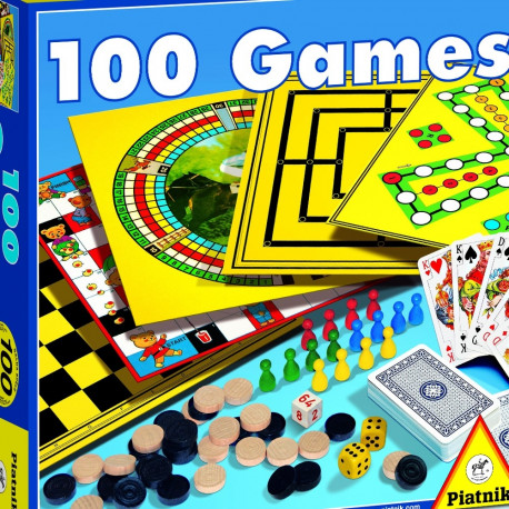 PIATNIK Board game set 100 Games (In Lithuanian lang.)