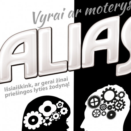 TACTIC Board game Alias Women vs. Men (In Lithuanian lang.)