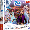 TREFL FROZEN lauamäng 2 in 1, Lumekuninganna 2