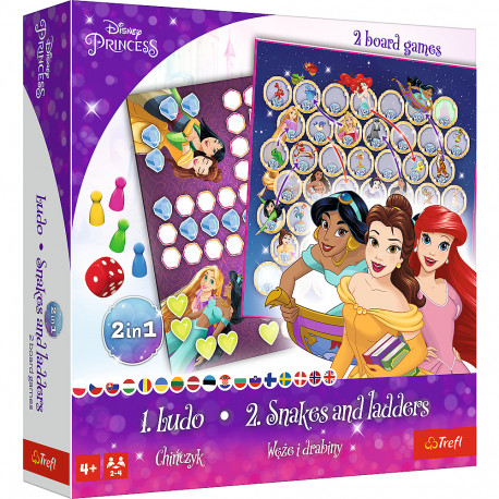 TREFL DISNEY PRINCESS lauamäng 2 in 1 Printsessid
