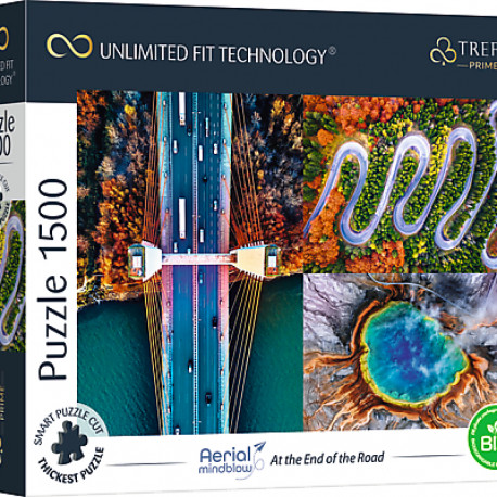 TREFL Prime Puzzle Aerial Mindblow Road, 1500 pcs