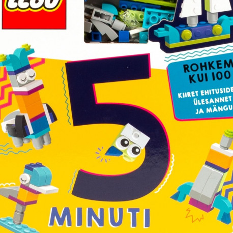 LEGO ICONIC Activity Book "5-Minute Builds"-(In Estonian lang.)