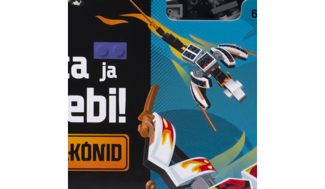 LEGO NINJAGO Activity Book "Build and Stick: Dragons" (In Estonian lang.)