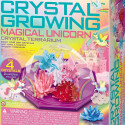 4M Kristallide kasvatamise komplekt Maagiline ükssarvik kristall-terraariumis