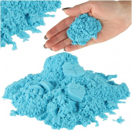 Kineetiline liiv 1kg kotis sinine