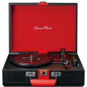Suitcase turntable Lenco, black-red