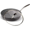 Deep pan with lid Granit 28 cm Lamart