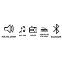 Chilli Boombox with bluetooth Premium Manta