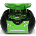 CD-raadio Lenco SCD24GB, roheline/must