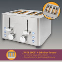 Toaster ProfiCook, stainless steel
