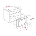 Integreeritav mikrolaineahi Teka ML 8200 BIS must