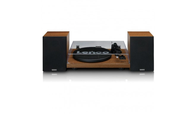 Record player with built-in amplifier and bluetooth plus 2 external speakers Lenco, wood