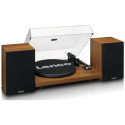 Record player with built-in amplifier and bluetooth plus 2 external speakers Lenco, wood