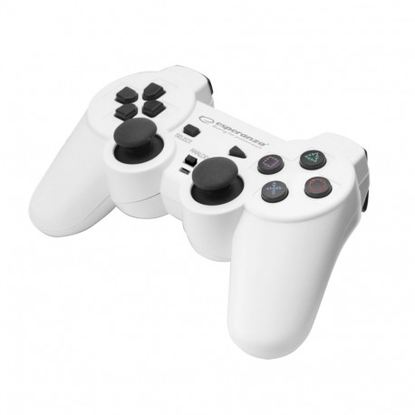 Gamepad PS3/PC USB trooper Esperanza, white/black