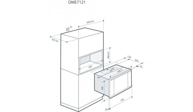 Built-in microwave De Dietrich