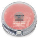 Portable cd-player with anti-shock Lenco, transparent