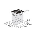 Built-in induction hob