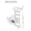 Built in microwave Brandt BMS7120B
