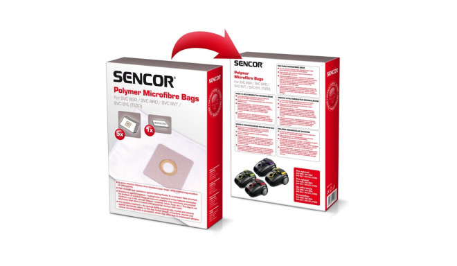 Tolmukott SVC8 (5tk +1 mikrofilter) Sencor SVCX1351