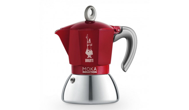 New Moka induction 4 cups Bialetti, red