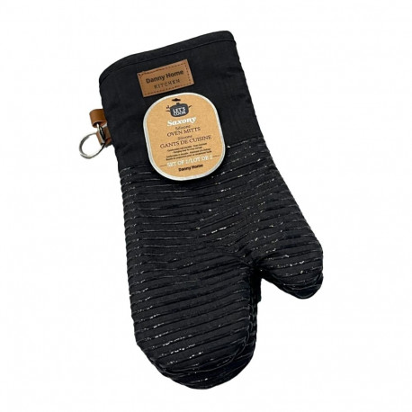 Oven gloves ANNELI 2pcs H31cm, black