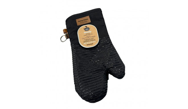 Oven gloves ANNELI 2pcs H31cm, black
