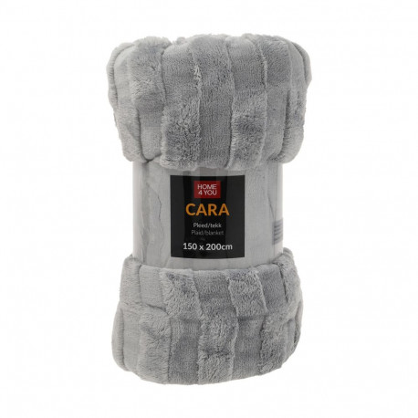 Plaid CARA 150x200cm, grey