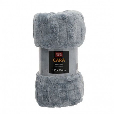 Plaid CARA 150x200cm,  bluish grey