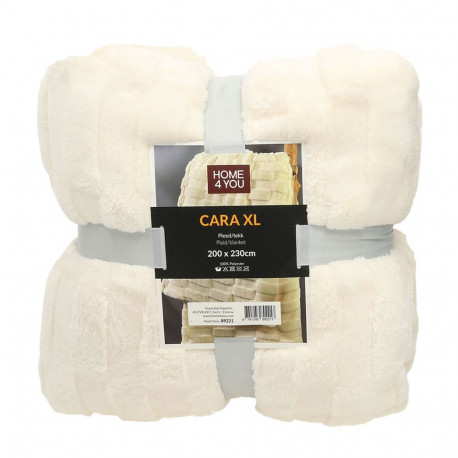 Plaid CARA XL 200x230cm, white