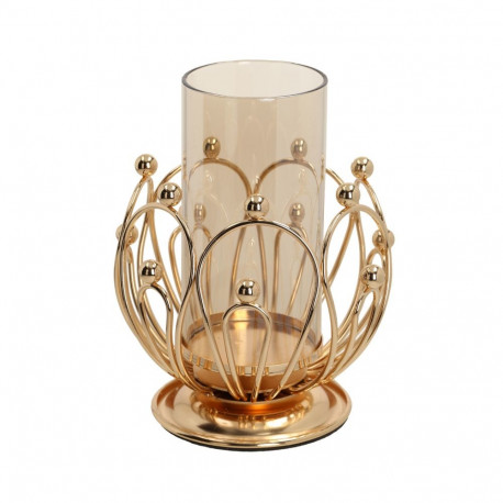 Candle holder LAUDRE D14xH14cm, gold