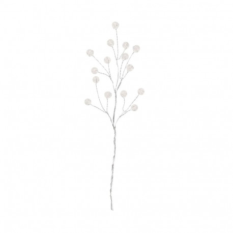 Artificial branch SHINE 16cm, square pearls