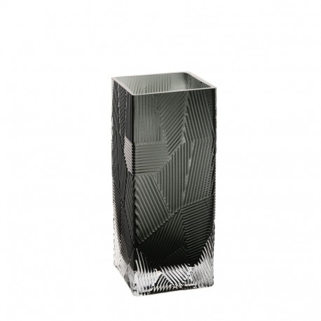 Vaas ZANA 10x10xH25cm, hall klaas