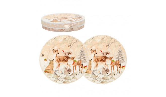 Plates MIA DEER 2pcs D19cm, in gift box