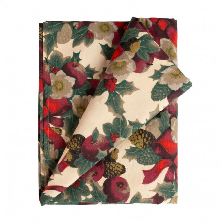 Laudlina WINTER FLOWERS 136x220cm, lindid, 50% polüester, 50% puuvill, kangas 475