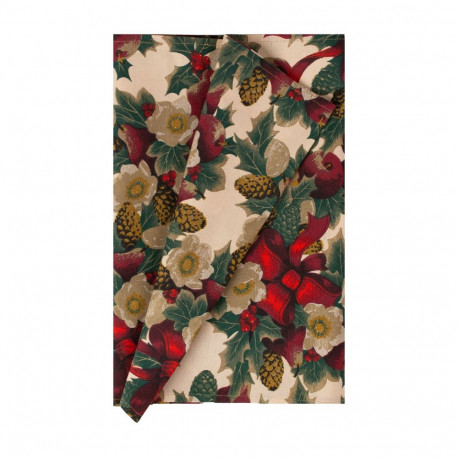 Linik WINTER FLOWERS 43x150cm, lindid, 50% polüester, 50% puuvill, kangas 475