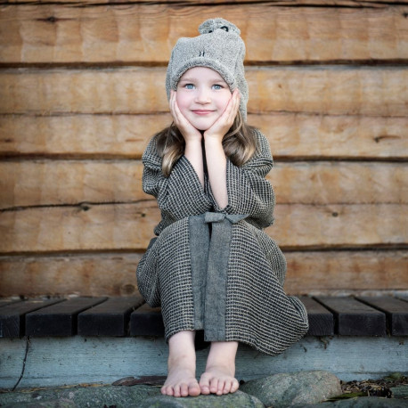 Bath robe RENTO BROWN, kid S/M