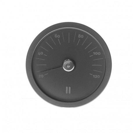 Sauna termomeeter RENTO BLACK, D15x2cm, must