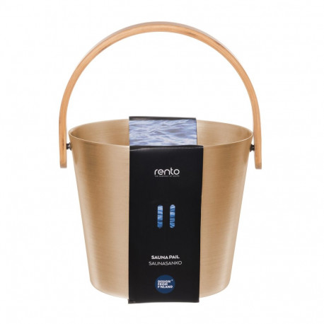 Sauna Bucket RENTO CHAMPAGNE 5L, H35cm
