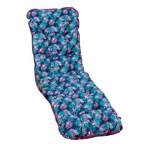 Cushion for chair BADEN-SUMMER 48 x 165 cm, leaves