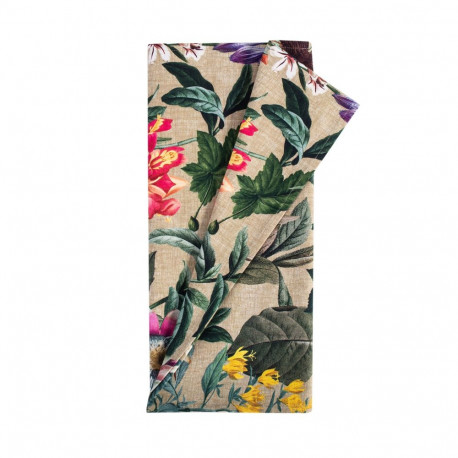 Linik AMAZONIA 43x116cm, lilled beežil põhjal, 100%puuvill, kangas 248