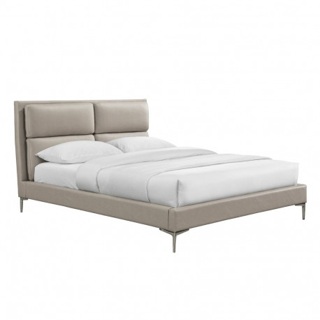 Bed LENA with mattress HARMONY DELUX 160x200cm, beige