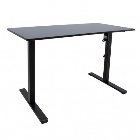 Desk ERGO OPTIMAL with 1 motor 120x60xH71-116cm, black