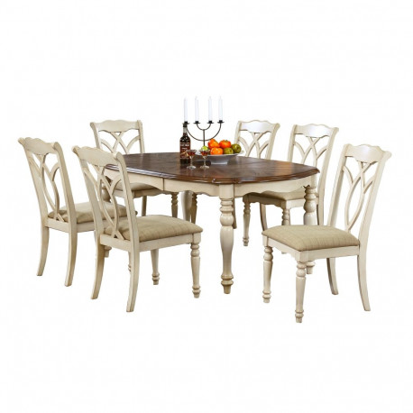 Dining set LILY table, 6 chairs