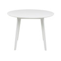 Söögilaud ROXBY, D105xH76cm, valge