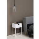 Bedside table MITRA white