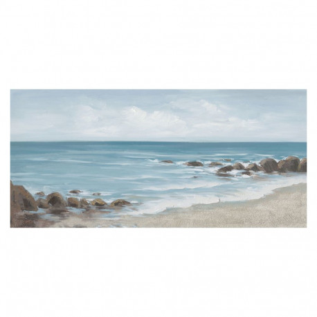 Oil painting 70x150cm, seashore