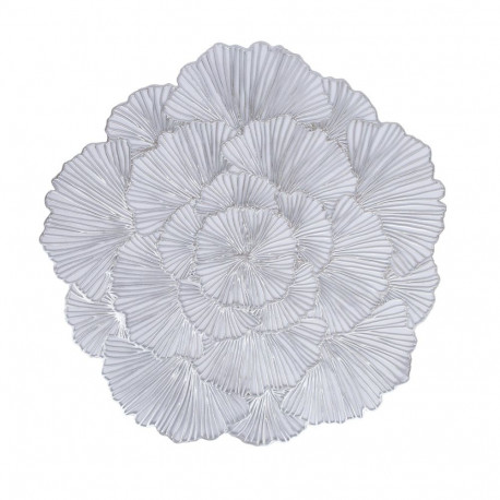 Placemat ROSE D38cm, silver