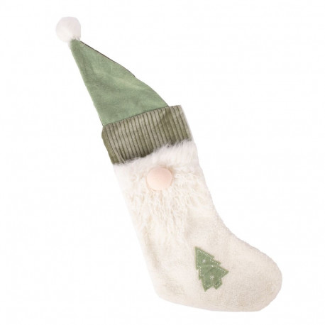 Christmas stocking FUN CANDY H52cm, white