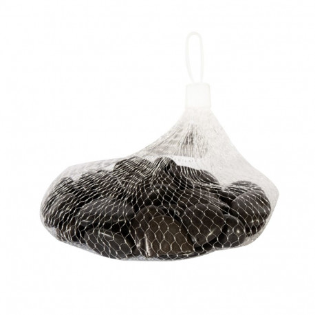 Dekoratiivkivid DECOR STONE, mustad väikesed kivid, kaal: 500g